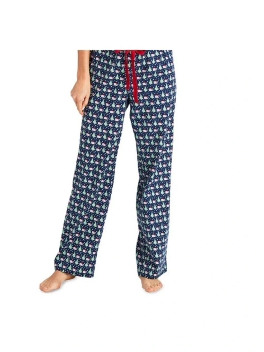 Vineyard Vines Women's Christmas Pajama Pants Snowflake Tree Print Size M